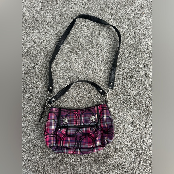 Coach plaid purse - Picture 1 of 1